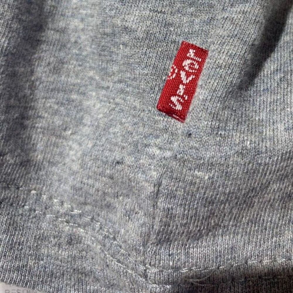 Levi’s Graphic Logo T-Shirt Mens XL Gray Levi Strauss & Co Casual Tee - Picture 6 of 8
